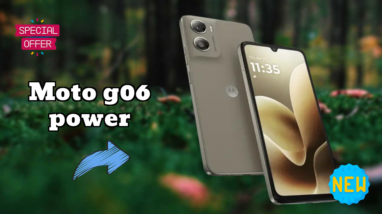 Moto G06 Power at ₹8,445 - Best Features & Specifications