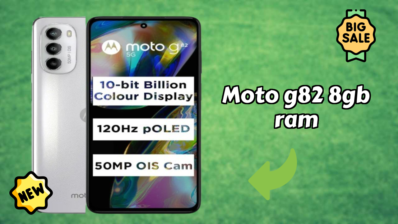 Moto G82 8GB RAM Display Analysis: 6.6 Inches (16.76 Cm) Screen