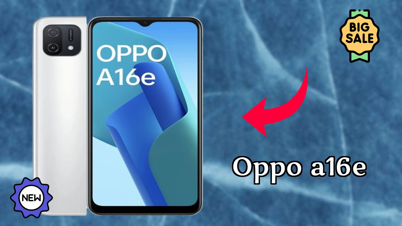 OPPO A16e Display Analysis: 6.52 Inches (16.56 Cm) Screen