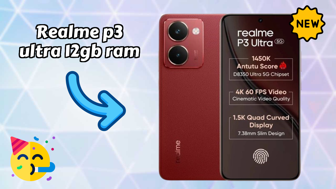 Realme P3 Ultra 12GB RAM Display Technology: AMOLED Review