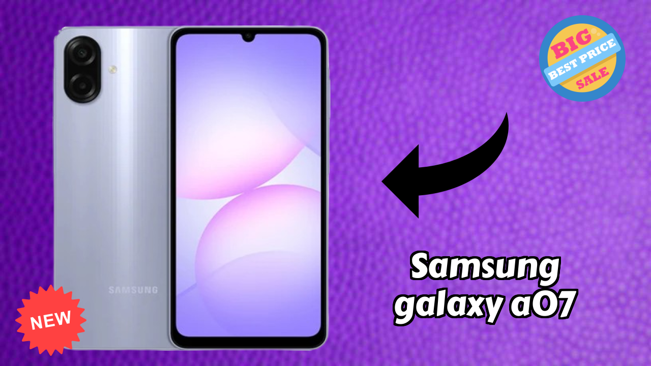 Samsung Galaxy A07 Display Analysis: PLS LCD Quality